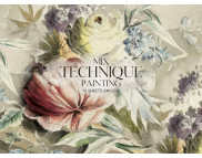 Альбом универсальный 240г обл.Цветы "Mix Technique" Muse 15л А5