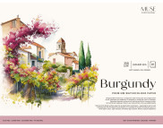 Склейка д/акв.250гр 100% цел.обкл.Burgundy Muse 20арк.24х32см