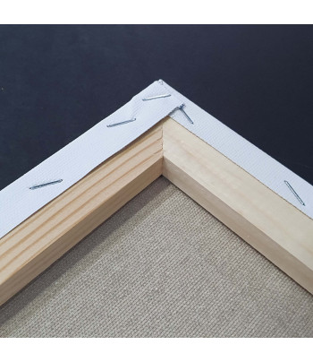 20х30 Полотно/підр.жорстк.БАВОВНА акрил.грунт,натяж.задн.