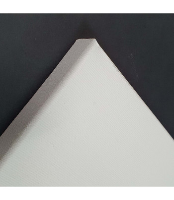 *65х90 Полотно/підр.модульн..БАВОВНА(Італія) сер.зерно акрил.грунт,натяж.задн.