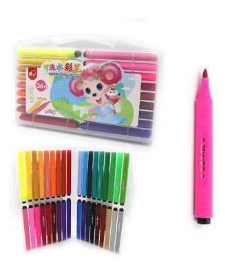 Набір фломастерів трикутн. корп. "Mouse" 130мм 36кол у пласт.упак.