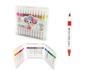 Набір маркерів на спирт.осн. двосторон..(скошен/пензлик) "Mouse" 36кол у пластик.упак.