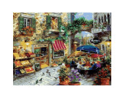 40х50см Н-р живопис за номерами "Кафешка"(холст/подр.+акрил.краски.+кисть+инструкц) у картон.упак.