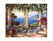 40х50см Н-р живопис за номерами "Світанок"(холст/подр.+акрил.краски.+кисть+инструкц) у картон.упак.