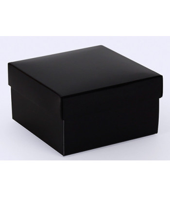 Коробка картонна порожня (з 3-х частин) "Преміум" № М0003-о17  90х90х50мм ЧОРНА;