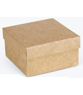 Коробка картонна порожня (з 3-х частин) "Преміум" № М0003-о20  90х90х50мм КРАФТ