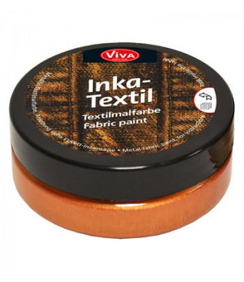 Фарба по світл.та темн. тканинам не розтікається "Inka-Textil" 50мл МІДЬ